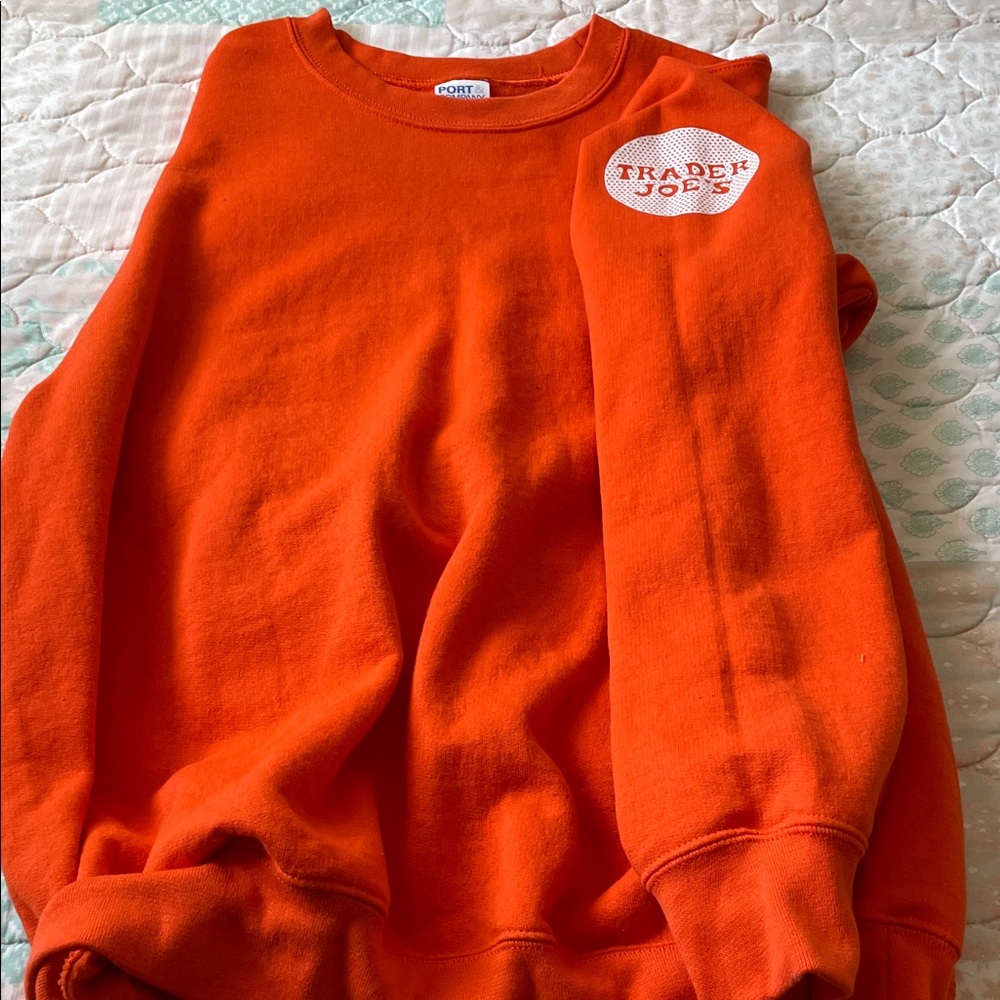 Trader Joe’s Orange Sweatshirt
